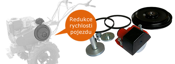 Příslušenství ke kultivátorům Mountfield - redukce rychlosti pojezdu MS 06, MS 07